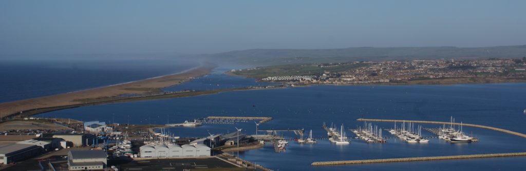 Portland Harbour whose ships were once powered by hemp...